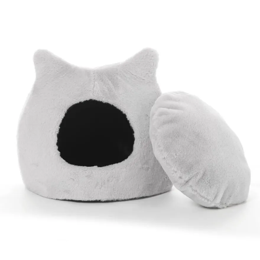 Leeby Iglú Antiestrés Gris para gatos