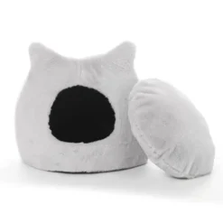Leeby Iglú Antiestrés Gris para gatos
