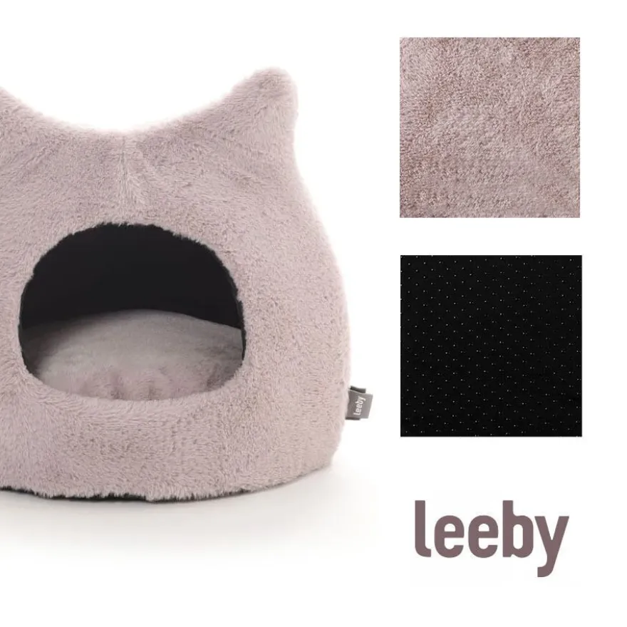 Leeby Iglú Anti Estrés Rosa para gatos
