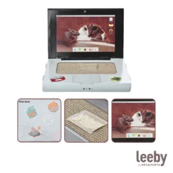 Leeby Lola rascador de cartón en forma de ordenador para gatos