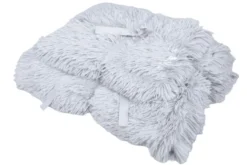 Leeby Manta Anti Estrés Suave Gris para perros