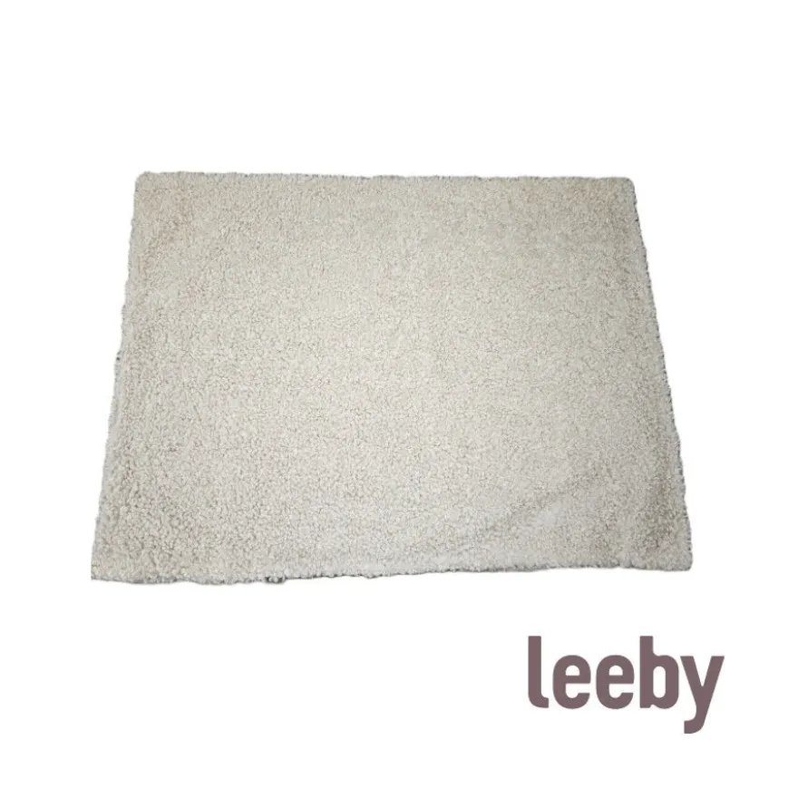 Leeby manta borreguito beige para cachorros