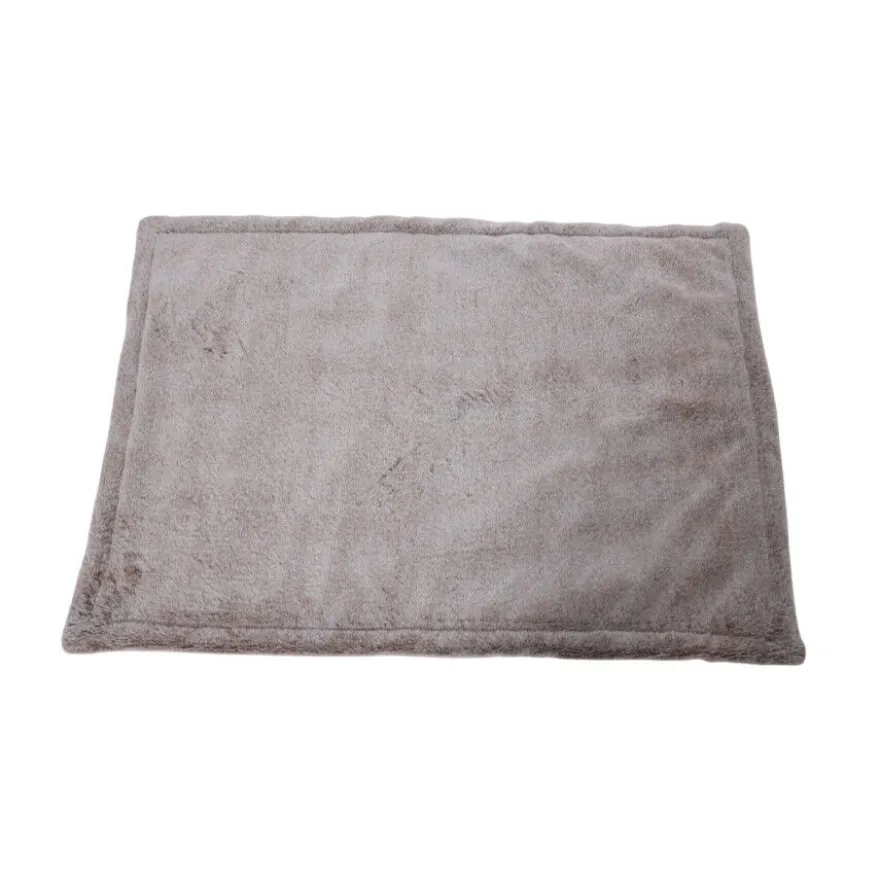 Leeby manta suave marrón para perros