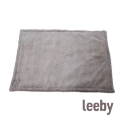 Leeby manta suave marrón para perros
