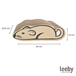 Leeby Miaou tabla rascador de cartón para gatos