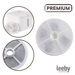 Leeby Recambio de Filtro para Fuente de gatos
