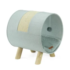 Leeby Saffira cama con rascador y juguete para gatos