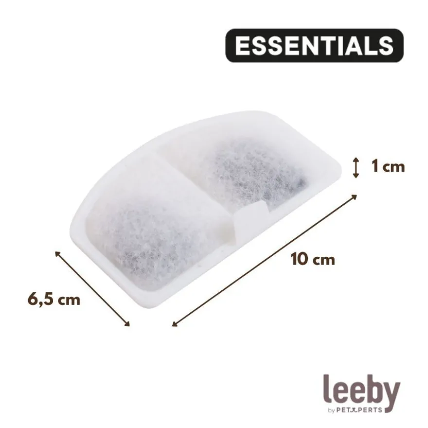 Leeby Set 2 Recambios de Filtros para Fuentes de gatos
