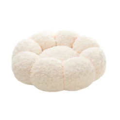 Leeby Sofá Flower Bed Swirl Beige para perros
