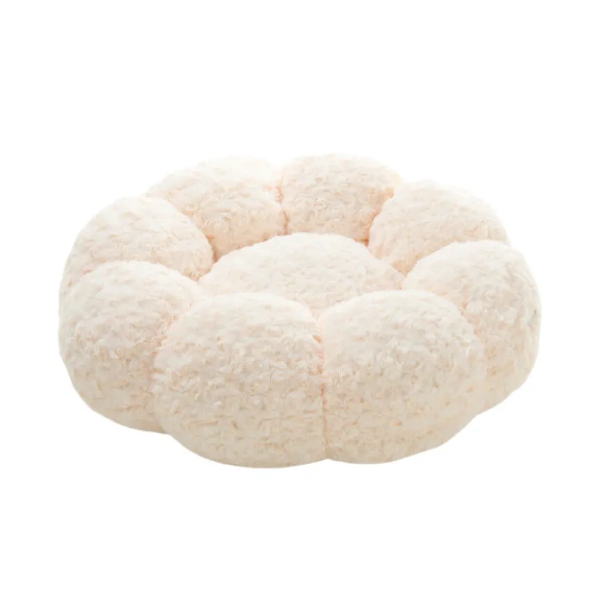 Leeby Sofá Flower Bed Swirl Beige para perros