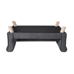Leeby sofá negro para perros