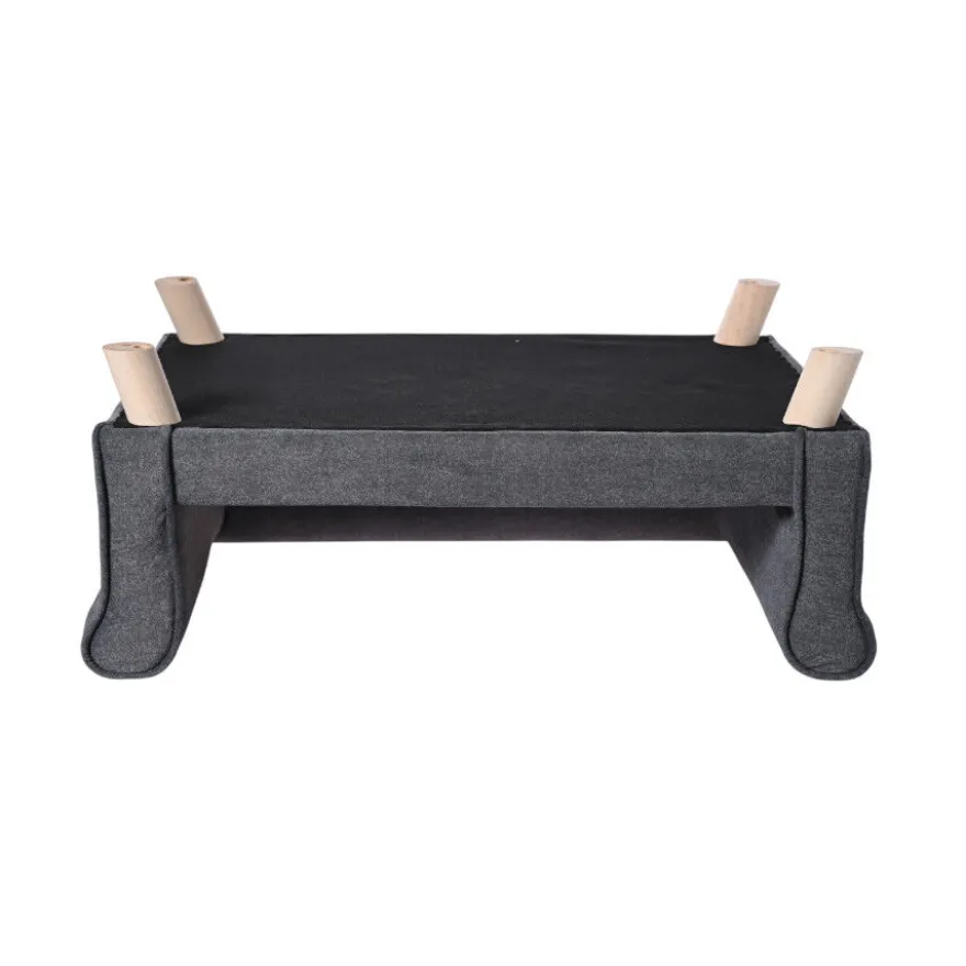 Leeby sofá negro para perros