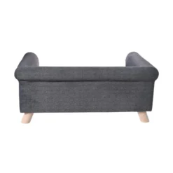 Leeby sofá negro para perros