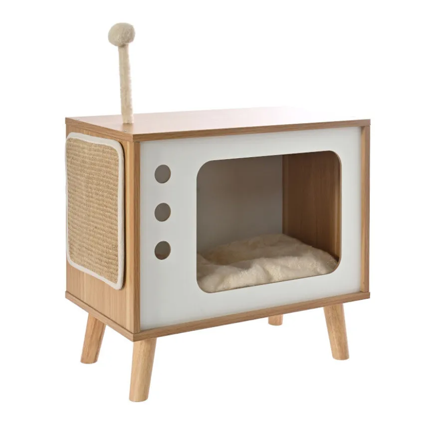 Leeby Thierre TV cama nido rascador para gatos