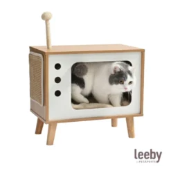 Leeby Thierre TV cama nido rascador para gatos