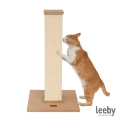 Leeby Vida rascador de sisal cuadrado para gatos