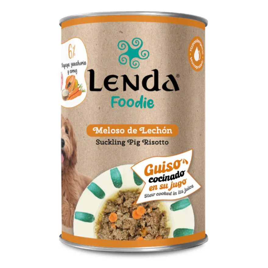 Lenda Meloso de Lechón lata para perros