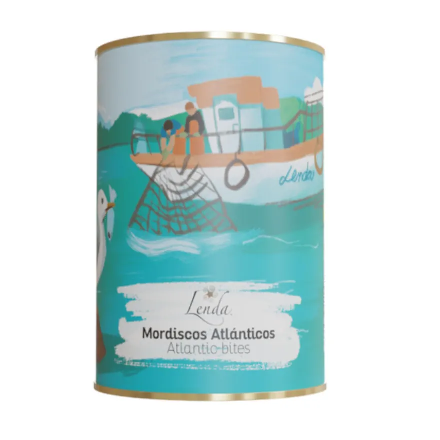 Lenda Mordiscos Atlánticos lata para perros