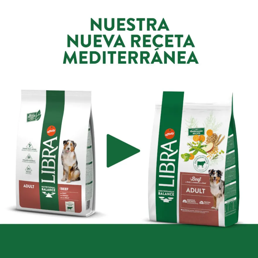 Libra Adult Buey pienso para perros