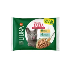Libra Pollo y Pavo Sobres en Salsa para gatos