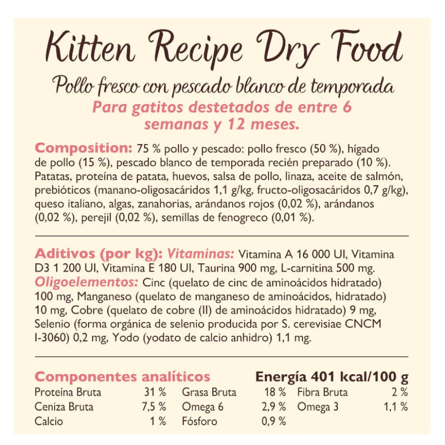 Lily's Kitchen Kitten Pollo pienso para gatos