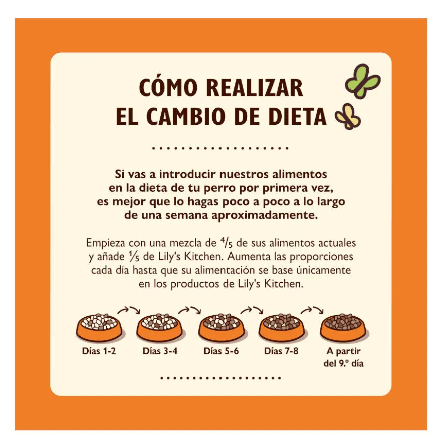 Lily's Kitchen Organic pollo tarrina para perros