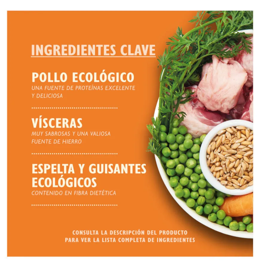 Lily's Kitchen Organic pollo tarrina para perros