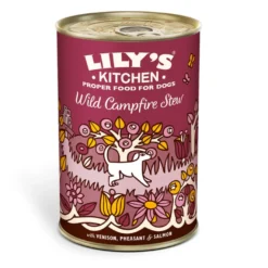 Lily's Kitchen venado y faisán lata para perros.