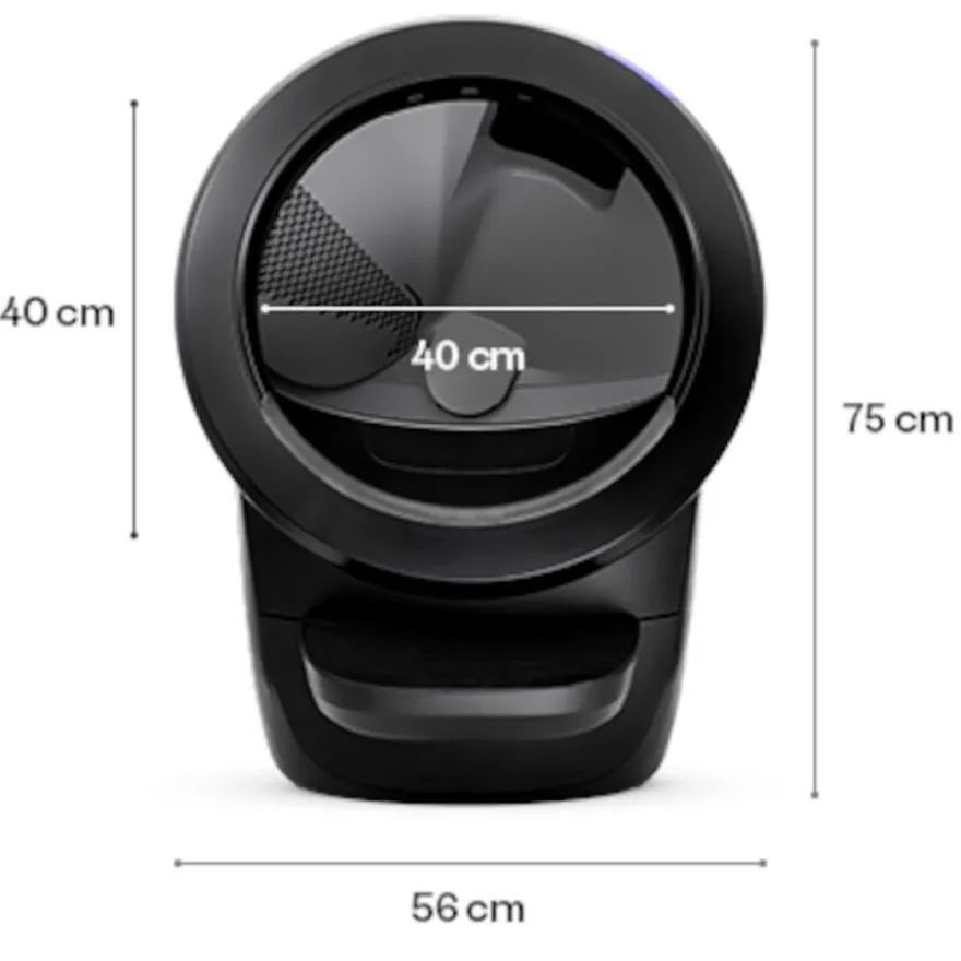 Litter-Robot Arenero Autolimpiable Negro para gatos