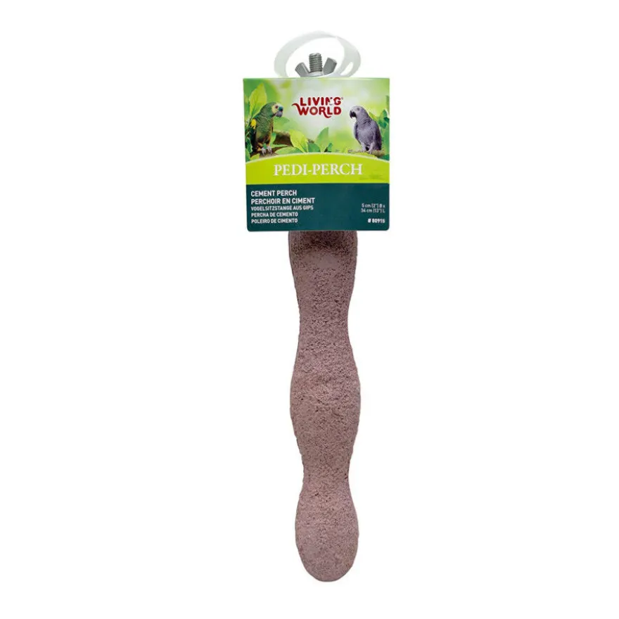 Living World Pedi-Perch Lima de Cemento para loros