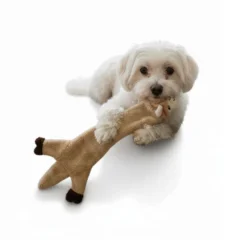 LOVE THE EARTH Peluche llama con sonido para perros