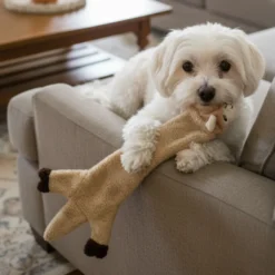 LOVE THE EARTH Peluche llama con sonido para perros