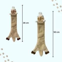 LOVE THE EARTH Peluche llama con sonido para perros
