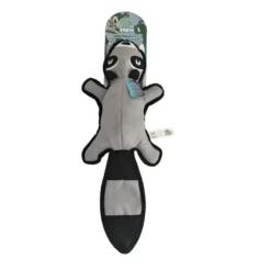 LOVE THE EARTH Peluche Resistente Mapache con Sonido para perros