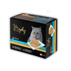 Majesty Adult Mousse de Pescado lata para gatos- Pack