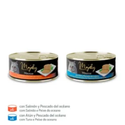 Majesty Adult Mousse de Pescado lata para gatos- Pack