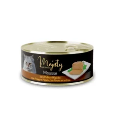 Majesty Adult Mousse de Pollo e Hígado lata para gatos