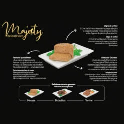 Majesty Adult Mousse de Pollo e Hígado lata para gatos