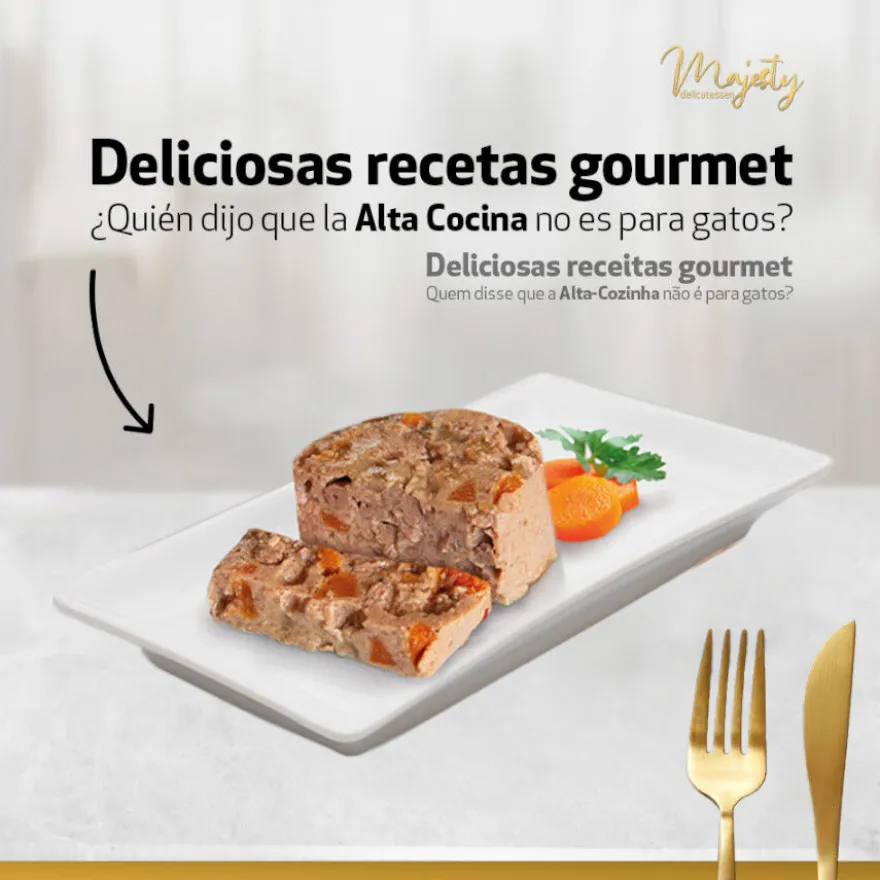 Majesty Adult Terrine Atún y Tomate lata para gatos