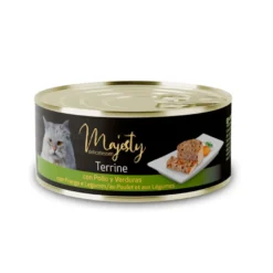 Majesty Adult Terrine Pollo y Verduras lata para gatos