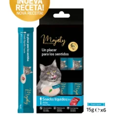 Majesty Atún snack líquido para gatos