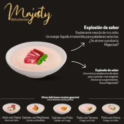 Majesty Atún snack líquido para gatos