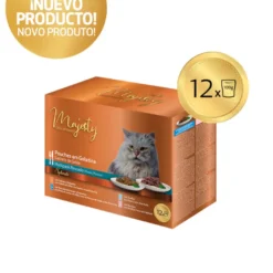 Majesty Multipack Sobres Gelatina Pescado para gatos