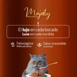Majesty Multipack Sobres Salsa Carne en Salsa para gatos