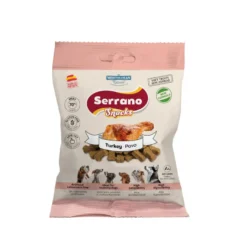 Mediterranean Natural Serrano Galletas Pavo para perros