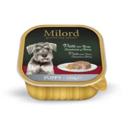 Milord Puppy Buey y Zanahorias con Arroz en paté tarrina