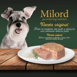 Milord Senior Pollo y Arroz en paté tarrina para perros