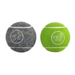 Minus One Bouncy Tennis Ball Pack de 6 pelotas de tenis para perros