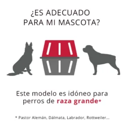 M-Pets Viaggio Transportín Negro y Gris para perros