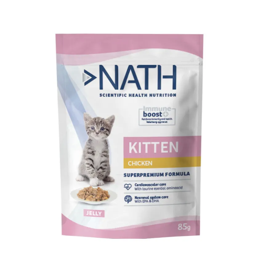 Nath Kitten Pollo en Gelatina sobre para gatos